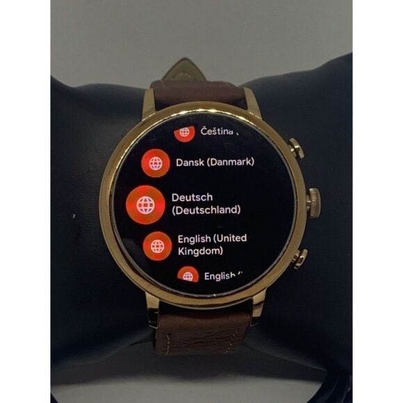 Fossil Gen 4 Authentic Digital Dial Smart Watch Custom Band FTW6018 QT338 - Picture 2 of 12